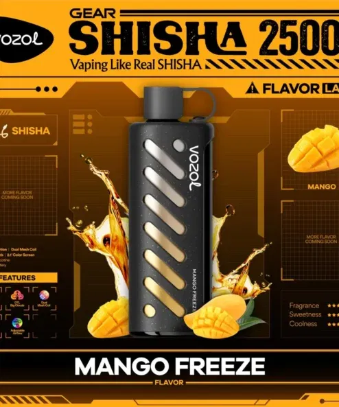 Vozol Gear Shisha 25000 Mango Freeze